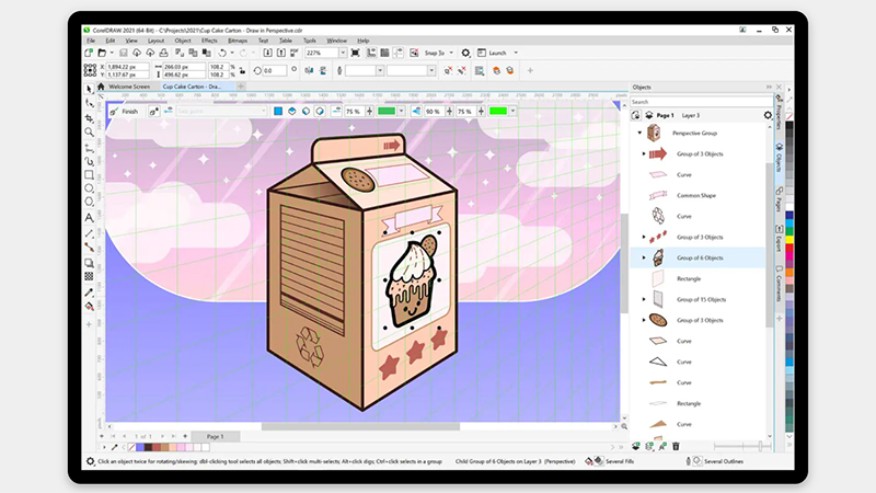 CorelDRAW Graphics Suite 2021 - Perpetual License - 1 device